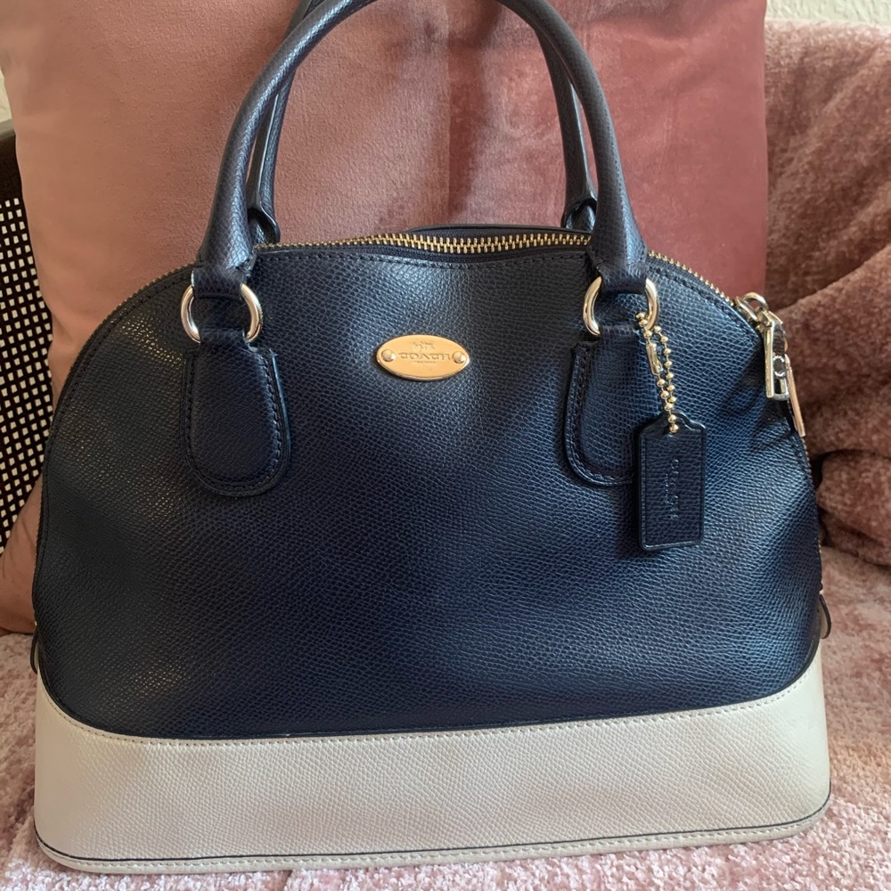 Coach Two Toned Dome Satchel